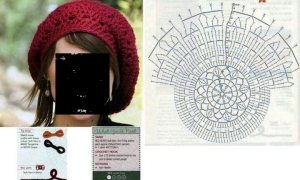 nice crochet pattern for hat 1